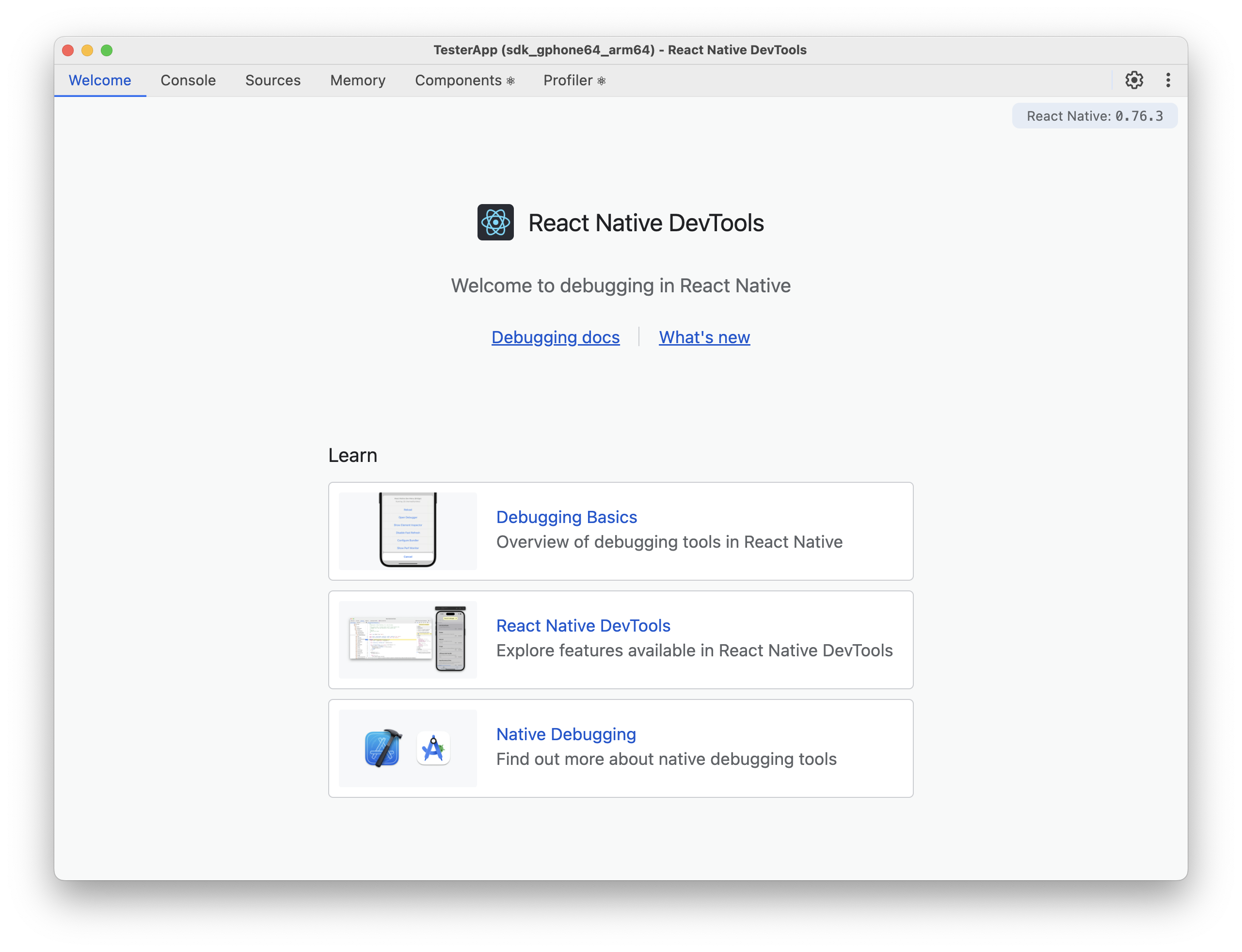 React Native Devtools